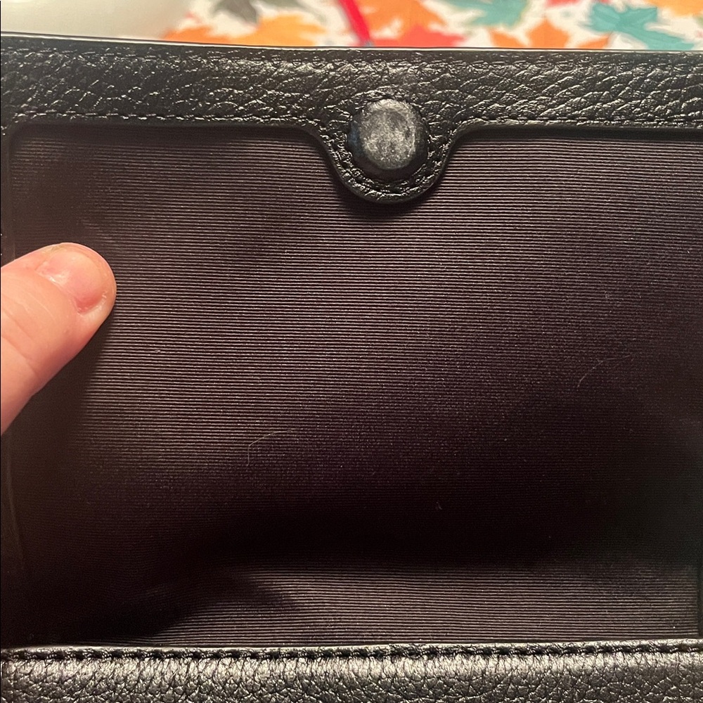 Marc Jacobs Black Pebbled Leather Crossbody, New - Picture 5 of 8